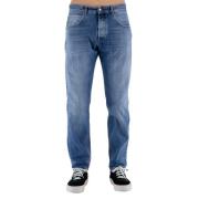 Don The Fuller Herr Denim Jeans 5-Ficka Knappgylf Blue, Herr