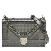 Dior Vintage Pre-owned Laeder axelremsvskor Gray, Dam