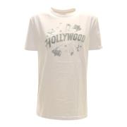 P.a.r.o.s.h. Vit Bomull T-shirt Colly Fw23/24 White, Dam