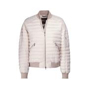 Moorer Quiltad Bomberjacka Jolanda-Os Beige, Dam