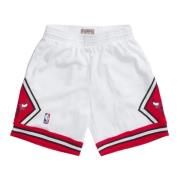 Mitchell & Ness Retro Swingman Basketboll Shorts 1997-98 White, Herr