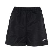 Sporty & Rich God Hälsa Nylon Shorts Svart Black, Dam