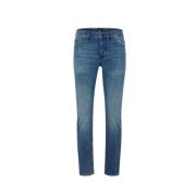 Boss Delano Jeans - Stilfull Denim Kollektion Blue, Herr