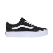 Vans Platform Sneaker i Mocka Black, Herr