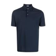 Zanone Polo Shirts Blue, Herr