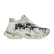 Balenciaga Vita Sneakers med Perforerad Detalj Multicolor, Dam