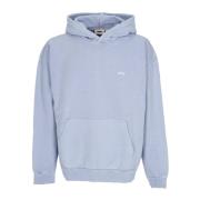 Obey Hydrangea pigment fleece hoodie för män Blue, Herr