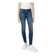 Guess Blå Slitna Jeans Kvinnor Vår/Sommar Blue, Dam