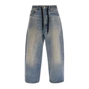 Balenciaga Vintage Effect Jeans Blue, Dam