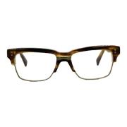 Dita Fyrkantig Acetat Metall Solglasögon Brown, Unisex