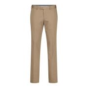 Hiltl Ull Stretch Byxor Rakt Ben Beige, Herr