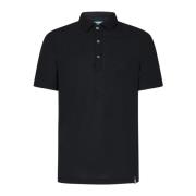 Drumohr Klassisk Polo Shirt MC Black, Herr