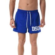 Dsquared2 Boxershorts med dragsko i midjan Blue, Herr