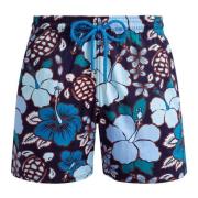 Vilebrequin Moonrise Tropical Turtles Badshorts Multicolor, Herr