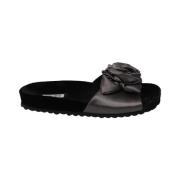 Miu Miu Pre-owned Pre-owned Satin sandaler Black, Dam