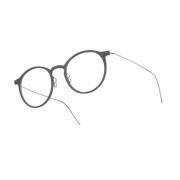 Lindberg Klassiska Minimalistiska Titanögonbågar Gray, Unisex