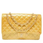 Chanel Vintage Pre-owned Laeder chanel-vskor Yellow, Dam