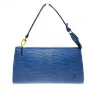 Louis Vuitton Vintage Pre-owned Laeder louis-vuitton-vskor Blue, Dam