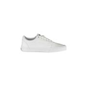 Vans Vit Snörad Sports Sneaker med Logotyp White, Dam