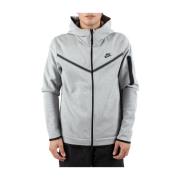 Nike Tech Fleece Dragkedja Hoodie Gray, Herr