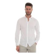 Gran Sasso Textured Polo Shirt med Fransk Krage White, Herr