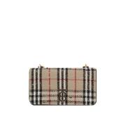 Burberry Vintage Check Axelväska Beige Multicolor, Dam