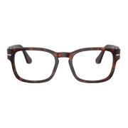 Persol Vintage Fyrkantiga Glasögon - Klassisk Stil Brown, Unisex