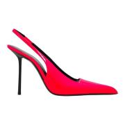 Saint Laurent Rosa Läderpumps Ss22 Red, Dam