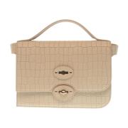 Zanellato Beige Handväska Ellastampa Bianco Aw23 Beige, Dam