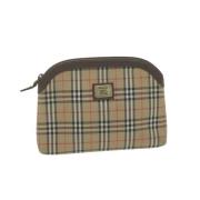 Burberry Vintage Pre-owned Nylon kuvertvskor Multicolor, Dam