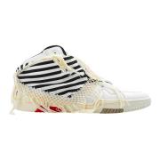 Saint Laurent Vita Läder Sneakers Ss23 Multicolor, Dam