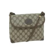 Gucci Vintage Pre-owned Canvas gucci-vskor Beige, Dam