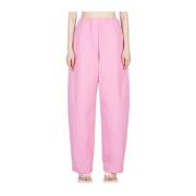 Paris Georgia Bomullsblandning Cocoon Track Pants Pink, Dam