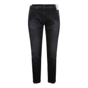 PT Torino Svart Denim Straight-Leg Jeans Blue, Herr