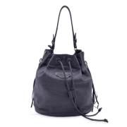 Balenciaga Vintage Pre-owned Laeder axelremsvskor Gray, Dam