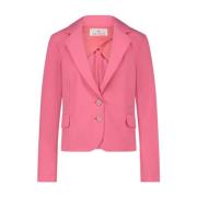 Jane Lushka Rosa Teknisk Jersey Atina Blazer Pink, Dam