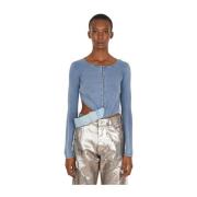 Diesel Avantgarde Denim Långärmad Top Blue, Dam