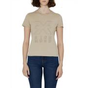 Richmond Casual T-shirt i Almond Milk Beige, Dam