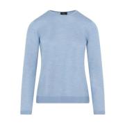 Akris Blå Denim Tröja Aw23 Blue, Dam