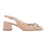 Tod's Rosa Nappa Läder Pumps Beige, Dam