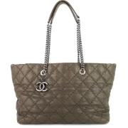 Chanel Vintage Pre-owned Laeder totevskor Brown, Dam