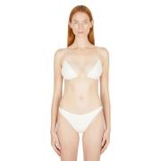 Ziah Triangel Bikini Topp White, Dam