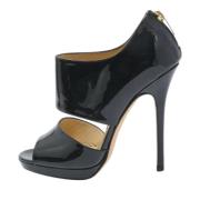 Jimmy Choo Pre-owned Pre-owned Laeder sandaler Black, Dam