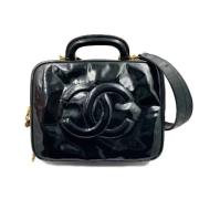 Chanel Vintage Pre-owned Laeder chanel-vskor Black, Dam