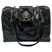 Chanel Vintage Pre-owned Laeder totevskor Black, Dam