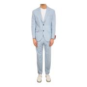 Hugo Boss Elegant Celeste Suit Blue, Herr