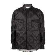 Dolce & Gabbana Italiensk Mans Polyamidjacka Black, Herr