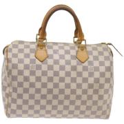 Louis Vuitton Vintage Pre-owned Canvas louis-vuitton-vskor White, Dam