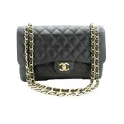 Chanel Vintage Pre-owned Laeder axelremsvskor Black, Dam