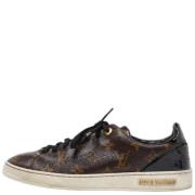 Louis Vuitton Vintage Pre-owned Belagd canvas sneakers Brown, Dam